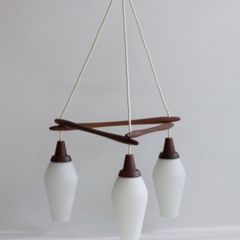 Vintage Scandinavian pendant chandelier