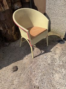 vintage painted chair