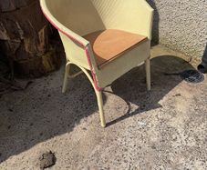 vintage painted chair