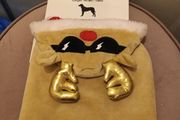 Velour reindeer festive dog coat