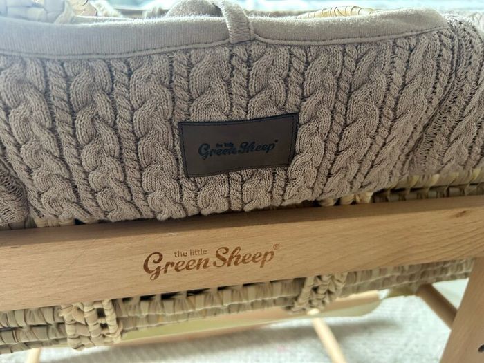 Little Green Sheep Moses Basket & Rocking Stand