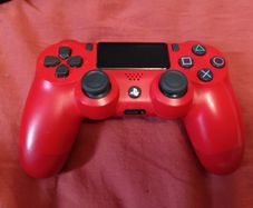 Red Ps4 Controller