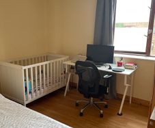 White Desk with Office Chair
