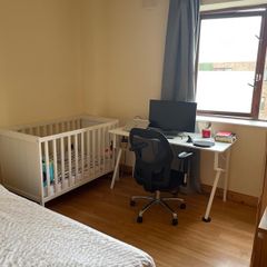 White Desk with Office Chair