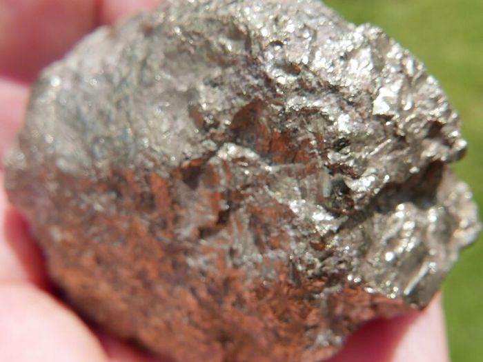 Golden Pyrite Crystal Cluster