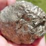 Golden Pyrite Crystal Cluster Image 10
