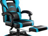 Computer Chair, Gaming Executive With Footrest Red