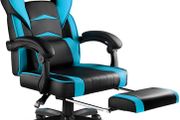 Computer Chair, Gaming Executive With Footrest Red