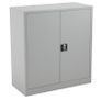 New Lockable 2 Door Metal Cupboard 1000mm High Image 2