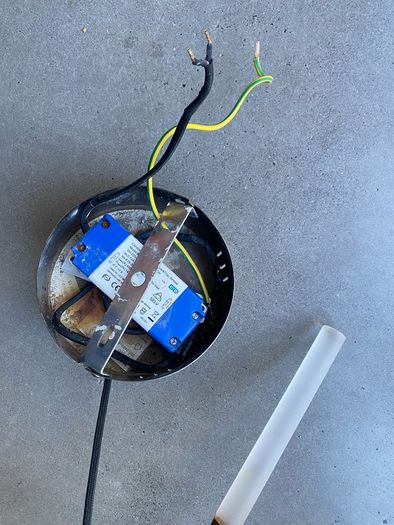 Sputnik style ceiling light