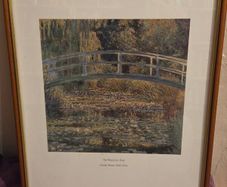 "The Water Lily Pond" Claude Monte - Framed Print