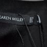 Karen Millen Crossover Neck Side Split Maxi Dress, Black size 10 Image 10