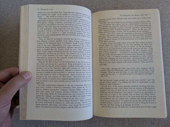Bearing the Cross - Martin Luther King Jr - David J. Garrow - 1986 First Edition