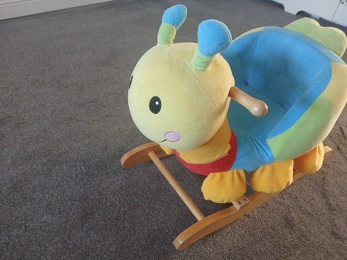 baby rocking caterpillar