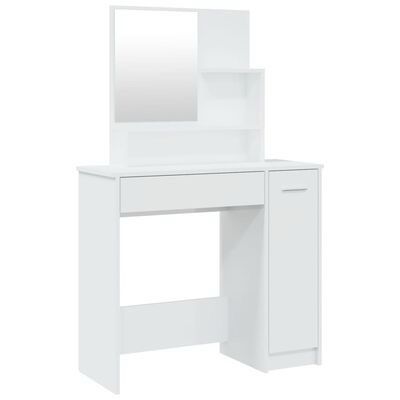 Multiple Colours Available | Dressing Table With Mirror 86.5x35x136 Cm