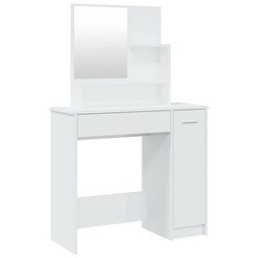 Multiple Colours Available | Dressing Table With Mirror 86.5x35x136 Cm