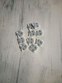 Lego turntable plate white 10 pieces