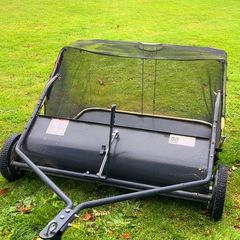 Go pull behind mower leaf collector