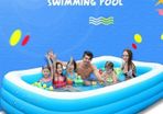Brand New Outdoor Inflatable swimming pool rectangular for adult , child kids baby