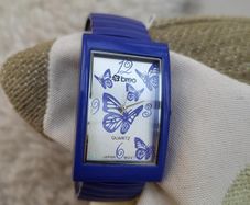 Ladies Breo Grande Purple Butterfly Watch