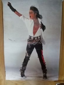 Michael Jackson : 'Bad' Album Poster
