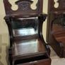 2 mahogany table top caninet Image 4