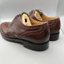 Loake 202T Brown Leather Brogues Shoes Wingtip UK 7.5 EU 41.5 - Made England Image 3
