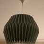 Turquoise and white origami Lightshade Image 3