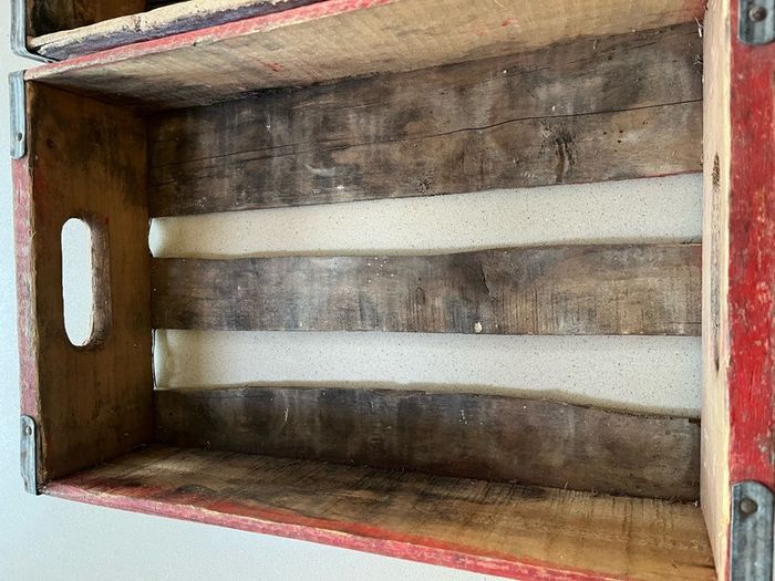 Coca Cola American 70's Wood Crates x2