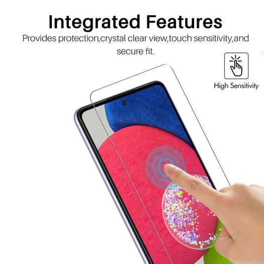For Samsung Galaxy A52 / A52 5G Tempered Glass Screen Protector Saver Cover New - FHT15SMTG