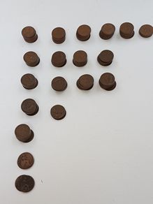 164 x Vintage Half Penny British Coins