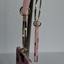 Pastel Pink Leopard Print Geometric Earrings Image 2