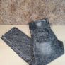 Mens southpole biker style jeans Size w 34 L 30 Black stonewash Image 9