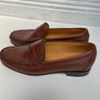 Fitzpatricks men's slip on leather tan shoes Image 9