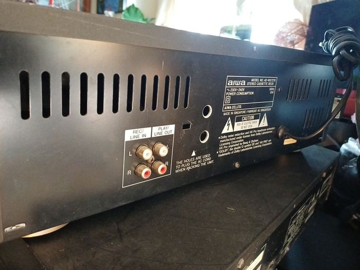 Aiwa double cassette deck