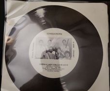 Conquerors When A Lady Falls In Love 7 inch Vinyl Record Irish Press DJ Promo Letter Included