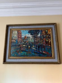Norman Teeling painting