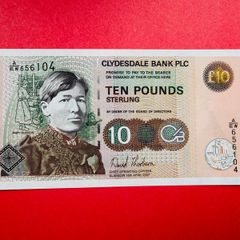 Scotland ( Clydesdale BANK  ) 10 Pounds 2007   UNC. Pick 226f