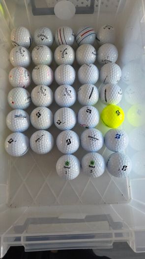 33 callaway,  Bridgestone and seed  balls