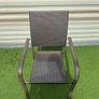 Rattan Garden table and chairs Image 3