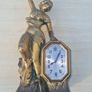 Art Nouveau figural clock from the 1920s Image 6