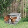 11.5KG Automatic Chicken Poultry Feeder Rat Proof Treadle Self Opening with Galvanized Steel and Aluminium Image 5