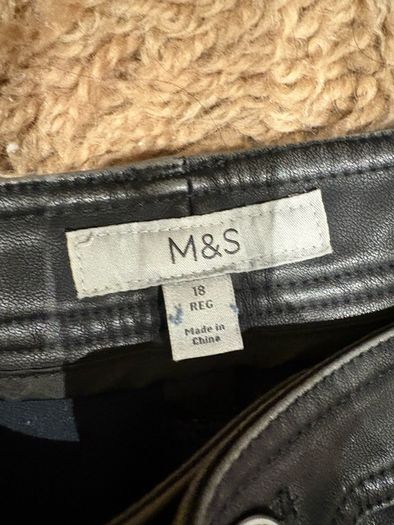 leather trousers M&S