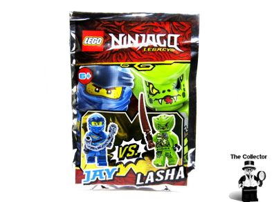LEGO Ninjago Jay VS Lasha Twin Pack Foil Pack Polybag Limited Edition Brand New Sealed