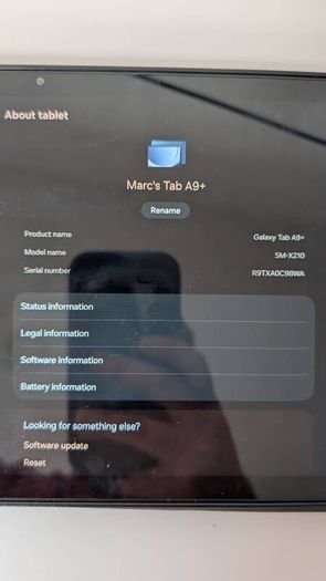 Samsung Galaxy A9 plus Tablet