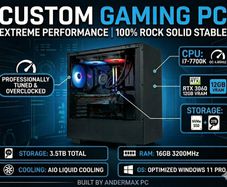 Gaming Pc: I7 4.8ghz | Rtx 3060 12gb | 16gb Ram