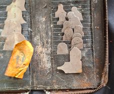 Vintage Craftsman Radius Gage Set precision Measuring Tool by Machinists and Metalworkers to check internal and external radius, Postage available or Collection