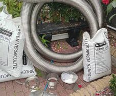 new stove flue liner, heart,fittings etc
