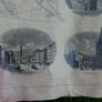 Antique DUBLIN. Map of Dublin & Suburbs with 22 vignettes of Dublin landmarks. Published by Edward Heffernan, 1st June, 1868, 12 Charleville Road, Rathmines. 28" x 22,5". Linen backed. Frayed at edges Image 9