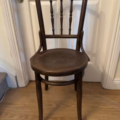 Genuine Pre War Antique Bentwood Cafe Chair, Mazowia c. 1910-1930 (Thonet No. 33 Style)